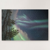 Bomen met noordelijke lampjes legpuzzel (Horizontaal)