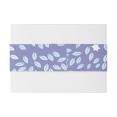 BOMEN MET STARS Bat Mitzvah Invitation Belly Band Uitnodigingen Wikkel (Achterkant Voorbeeld)