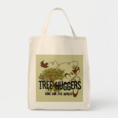 Bomen met struiken voor vogels tote bag (Voorkant)