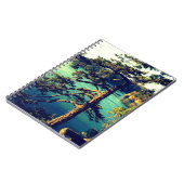 Bomen met windvlaag ~ Misluierde pas Notitieboek (Linkerzijde)