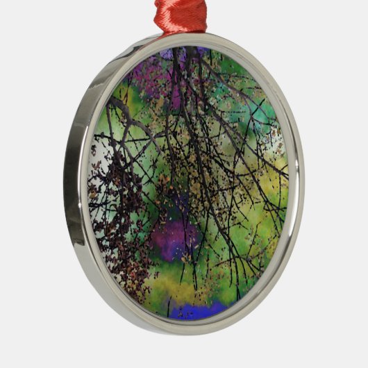 Bomen Metalen Ornament (Rechts)