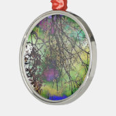 Bomen Metalen Ornament (Links)