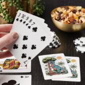 Bomen moeten eten pokerkaarten (Insitu)