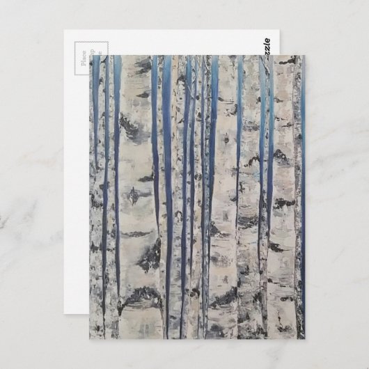 Bomen-Morse-code Briefkaart (Voorkant / Achterkant)