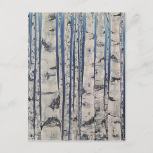 Bomen-Morse-code Briefkaart