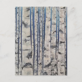 Bomen-Morse-code Briefkaart