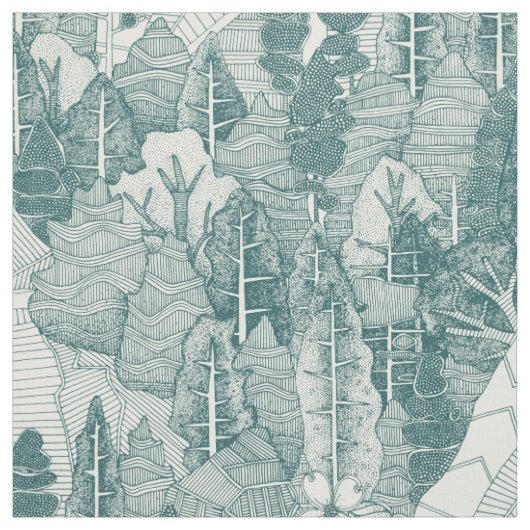 bomen NC-jade Stof (Swatch)