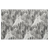 Bomen NC zwart weefsel Stof (Fat Quarter)