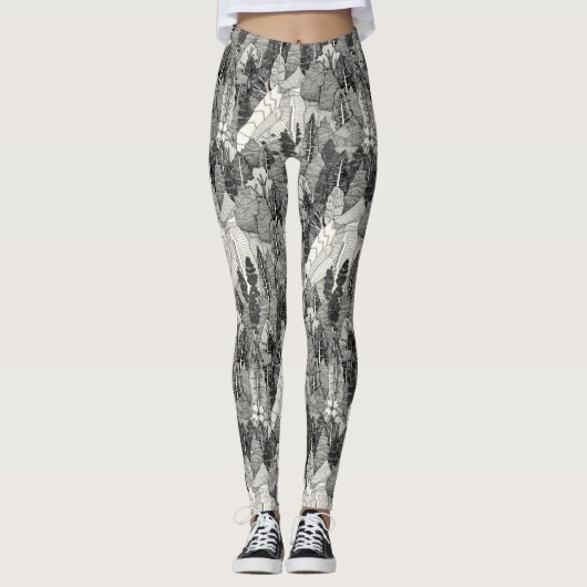 bomen NC zwarte leggings (Voorkant)