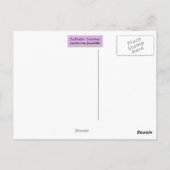 Bomen op boven briefkaart (Achterkant)