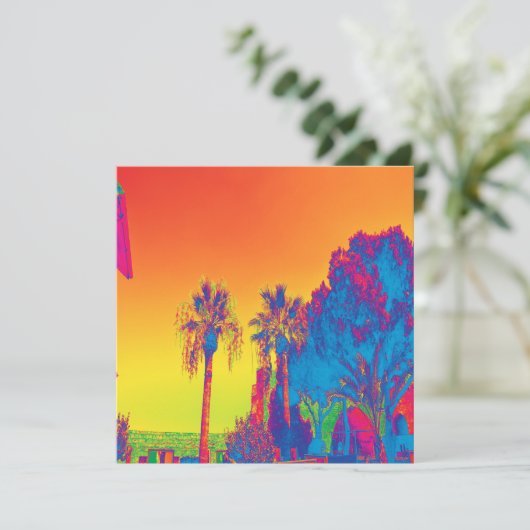 Bomen op Cyprus Kaart (Staand voorkant)