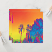 Bomen op Cyprus Kaart (Voorkant / Achterkant in situ)