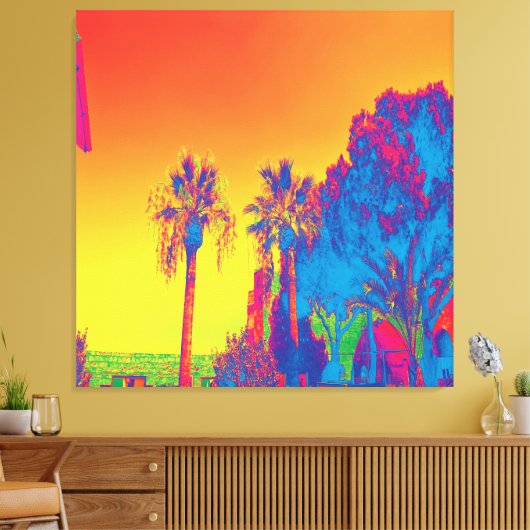 Bomen op Cyprus — Stretched Canvas Print (Insitu (Woonkamer))