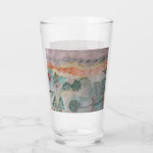 Bomen op de baai glas (Achterkant)