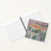 Bomen Op De Baai Spiraal Notebook Notitieboek (Binnen)