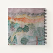 Bomen Op De Baai Spiraal Notebook Notitieboek (Achterkant)