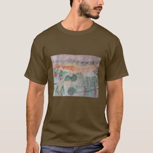 Bomen op de baai t-shirt (Voorkant)