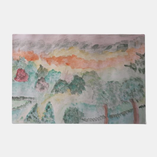 Bomen op de baai van de deurmat (Voorkant)