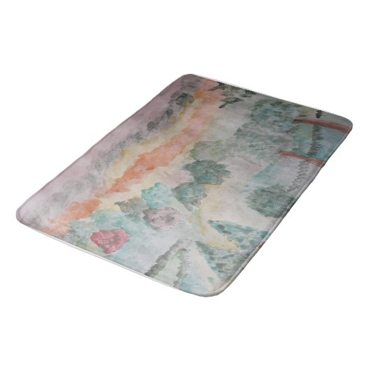 Bomen op de Bay Bath Mat (Gekanteld)