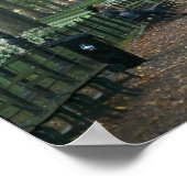 Bomen op de Mall Poster (Hoek)