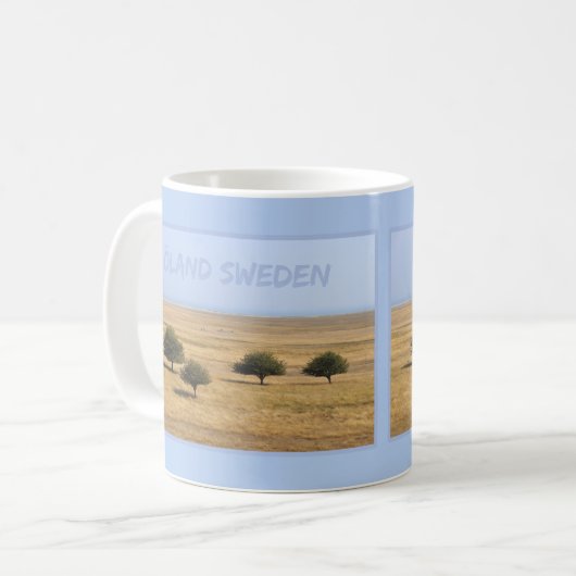 Bomen op de Savannah, Öland, Zweedse Mok koffie (Voorkant links)