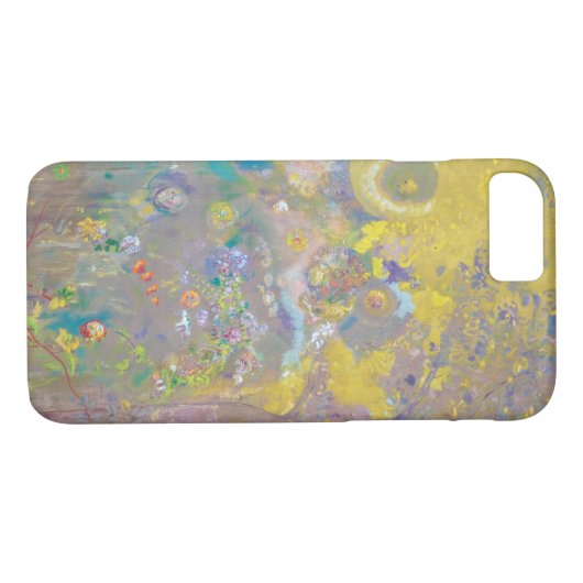 Bomen op gele achtergrond, Redon Case-Mate iPhone Case (Achterkant (Horizontaal))