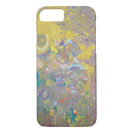 Bomen op gele achtergrond, Redon Case-Mate iPhone Case (Achterkant)