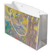 Bomen op gele achtergrond, Redon Groot Cadeauzakje (Achterkant Gekanteld)