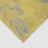 Bomen op gele achtergrond, Redon Tissuepapier (Detail)