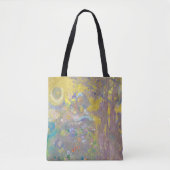 Bomen op gele achtergrond, Redon Tote Bag (Voorkant)