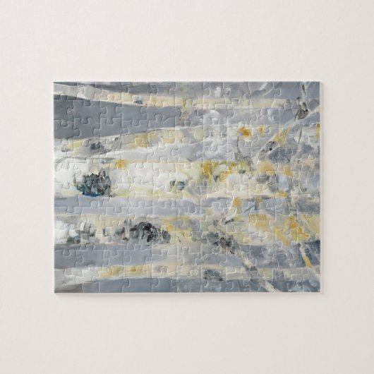 Bomen op grijze achtergrond 6 legpuzzel (Horizontaal)