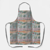 Bomen op het Bay Apron Schort (Voorkant)
