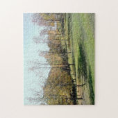 Bomen op het kalmeren van de helling-puzzel legpuzzel (Verticaal)