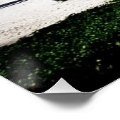 Bomen op het strand, Santos, Brazilië Perfect Poster (Hoek)