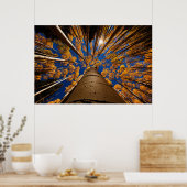 Bomen op het vliegveld, Arizona (San Francisco Pea Poster (Keuken)