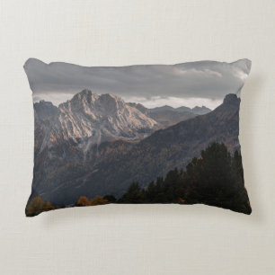 BOMEN OP MOUNTAINEN ONDER GRAY SKY ACCENT KUSSEN