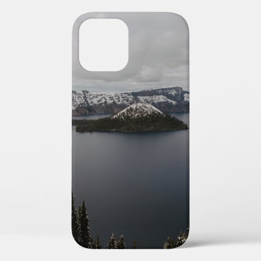 BOMEN OP SNEEUWGEDEKT MOUNTAIN NEAU WATER Case-Mate iPhone CASE (Achterkant)