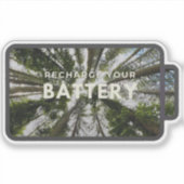 Bomen Oplaadsticker Sticker (Voorkant)