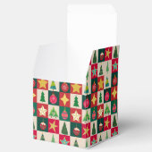 Bomen Ornamenten en Sterren Pleinen Bedankdoosjes (Geopend)