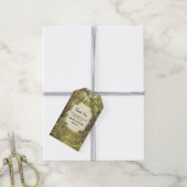 Bomen Pad Bruiloft Dank u Cadeaulabel (Met Touw)