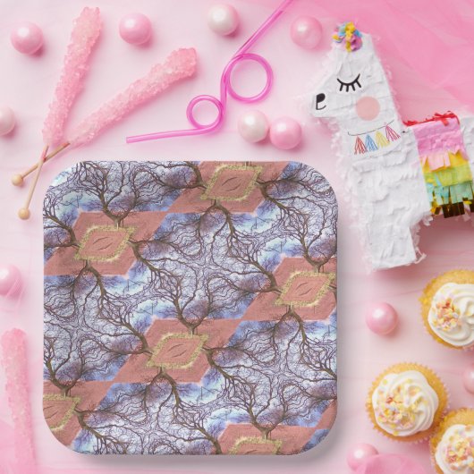 BOMEN PAPIEREN BORDJE (Feest)