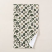 Bomen Patroon Bad Handdoek (Handdoek)
