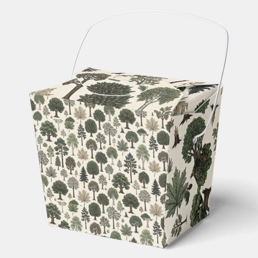 Bomen Patroon Bedankdoosjes (Voorkant)