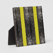 Bomen patroon geel fotoplaat (Voorkant)