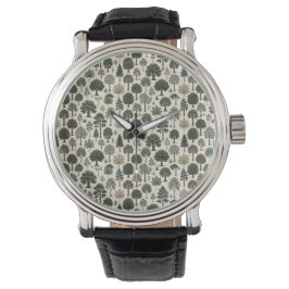 Bomen Patroon Horloge