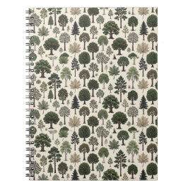 Bomen Patroon Notitieboek