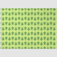 Bomen Patroon op Groen