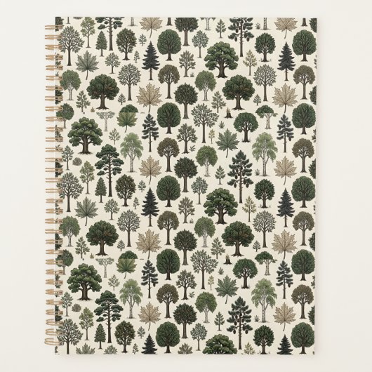 Bomen Patroon Planner (Voorkant)