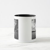 Bomen per meer B&W Mok (Midden)