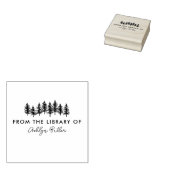 Bomen Persoonlijke Bibliotheek Boekstempel Rubberstempel (Gestempeld)